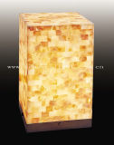 Little Square Natural Mother of Shell Table Lamp