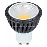 5W COB LED GU10 Spotlight Black Dimmable Available