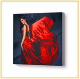 Fashionable Silicon Edged Fabric Light Box