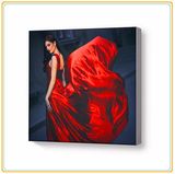 Fashionable Silicon Edged Fabric Light Box