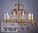 Iron Chandelier/ (YQF2179D83GD) /Crystal Chandelier