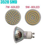 3W MR16 GU10 12V 220V 80LEDs LED Spotlight