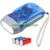 Hand Press Dynamo Flashlight