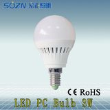 3we14 LED Light Bulb Wattage with CE RoHS Certificate