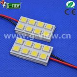 New 12V LED Panel Light for Car 8 LED SMD 5050 Interior Reading Map Lights Bulb LED