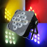 9PCS*10W 4in1 Battery Wireless LED Flat PAR Light