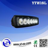 Hight Qualityled Truck Work Lights LED Motorcycle Fog Light 18W 12V/24V with Promotion Price