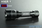 8W T6 800LM 18650 Superbright Aluminum LED Flashlight (HI6X-1)