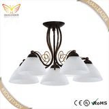 modern white glass kitchen decoration led ceiling light (MX0592)