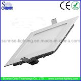 Ce/RoHS Recessed Square Panel 9W LED Ceiling Light