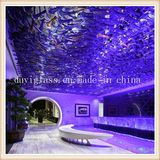 Blue Blown Glass Craft Chandelier for Decoration