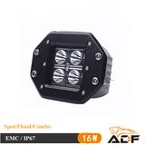 Gree 16W Square Offroad LED Work Light for Jeep, 4X4, ATV, Boat, Truck