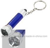 Promotional LED Keychain Flashlight with Logo Print (4070)