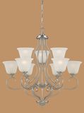 Hot Sale Chandelier with Glass Shade (1529SN)