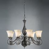 8 Light Glass Chandelier (BR1003)