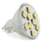 New High Power 12V 24V DC 9 5050SMD MR11 Gu4 LED Bulb Light