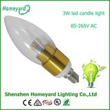 360 Degree E14 Glass LED Candle Light/LED Bulb