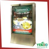 China Exported Custom Poster Ledgreat Material Steel Advertising Light Box