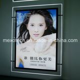 Double-Sides Hanging Posters Frame LED Light Box for Advertising