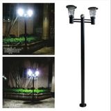 Bright Solar-LED Garden Light/Yard Light with 2 Solar Lamps (JR-2602-2)