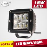 Heavy Duty Machine LED Headlight 18W 4inch Square LED Work Light (PD218-2)