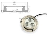 3X2w DC12V IP68 Underwater Yacht Boat LED Marine Light