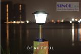 0.14W LED Solar Garden Light Stainless Steel Portable Solar Lantern Solar Emergency Light