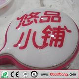Advertising Outdoor Strong Sound PMMA Logo Oval Blister Lamps