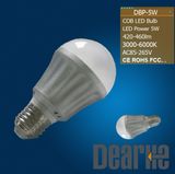 5W LED Bulb Light (Power Saving Indoor Lighting)