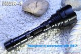 12W CREE XPG R51200LM 18650 Super Bright Aluminum Military LED Hunting Flashlight (HI5R-4)