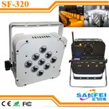 Wireless DMX Battery 9X10W RGBW LED Wedding PAR