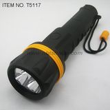 3D PVC Coated LED Flashlight (T5117)