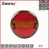 E-MARK Certification Round LED Tail Light for Truck