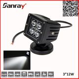 12W LED Work Light for Tractor Jeep Truck Boat