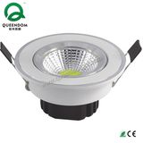 Dimmable 3W COB LED Ceiling Light 85-265VAC 85*45mm