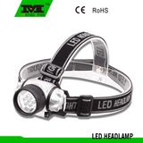 Silver Color Plastic Material 7 LED Headlamp (8748)