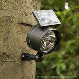 CE Approved 4 LED Plastic Solar Spot Light