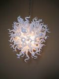 White Ball Shape Hand Blown Glass Chandelier (BGC2047)