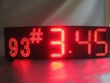 Red Color Outdoor Waterproof LED Petrol Price Display