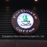 Single Sign Light Box / LED Outdoor Coffee Shop Light Box