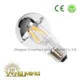 4W A60 Half Silvery Mirror LED Filament Bulb