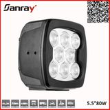 80W CREE LED Work Light for Boat