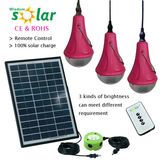 Pendant Handy Solar Lantern Light with 3W LED Bulb and Mobile Charger