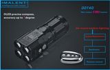 5180lumens Torch Digital Compass Flashlight Ddt40