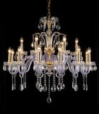 Hotel Decorative Purple Glass Chandelier (11001-18L)