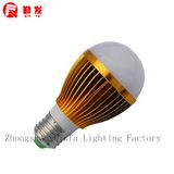 Aluminum Housing and Aluminum Heat Sink Golden 5W LED Bulb Light