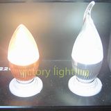 3W Bent End LED Bulb LED Candle Light