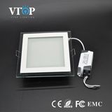 2016 High Quality 12W Glass LED Panel Light Square