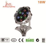 5W 7W 9W 12W 15W 18W LED Underwater Light, IP68, 60, 000~100, 000hrs, Various LED Effect, for Fountains, Ponds, Gardens, Changeable, Underwater Light