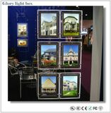 A4 Hanging Acrylic Crystal LED Panel Light Box